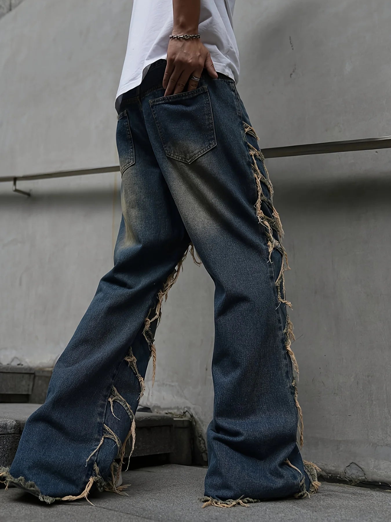 Fringe Denim Street Jeans